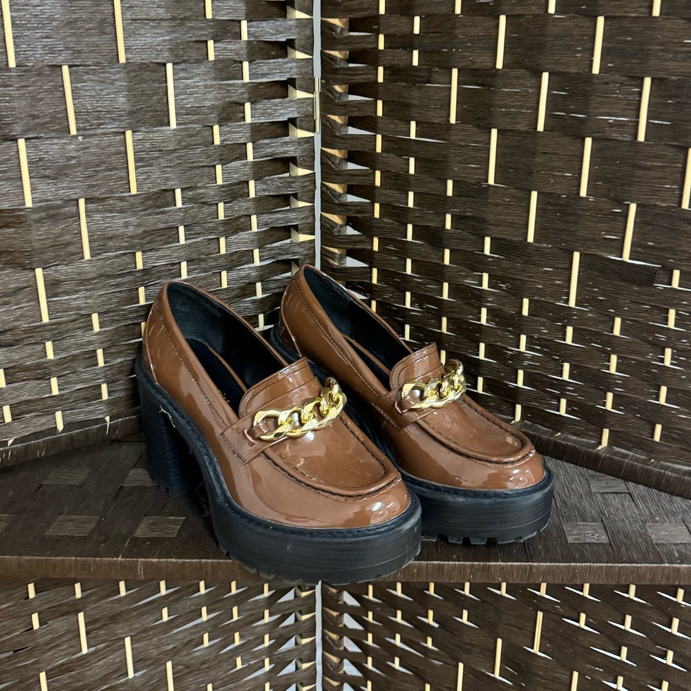 Madden Girl Chunky Loafer Heel